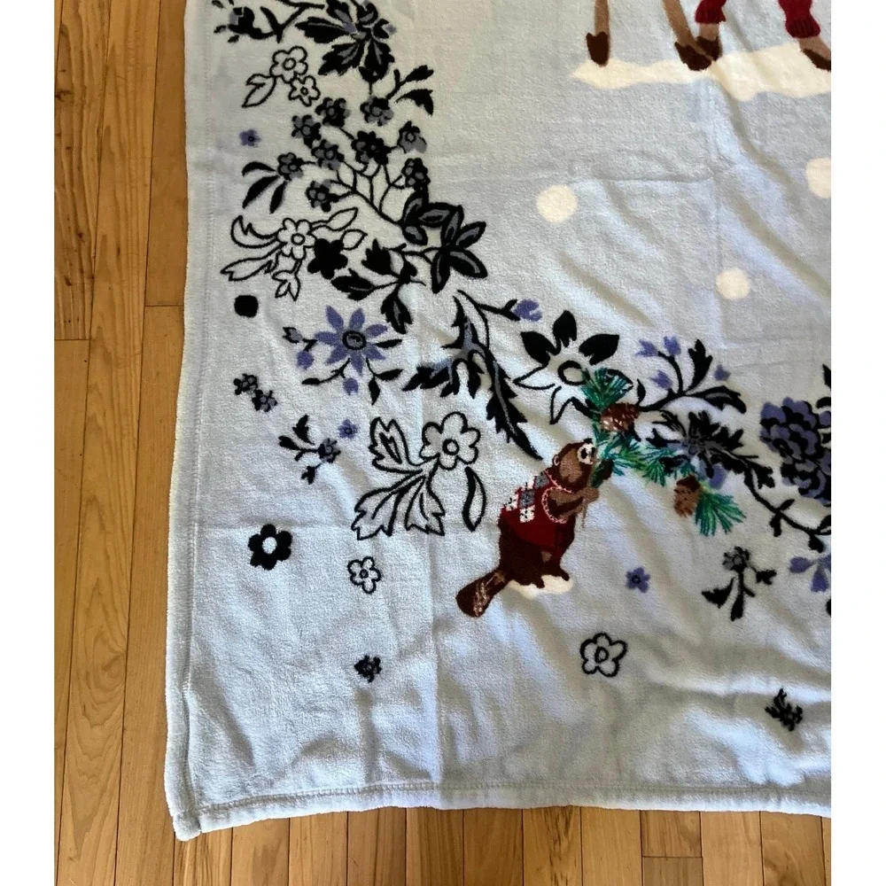 Vera Bradley Throw Blanket in Merry Mischief Snow Day